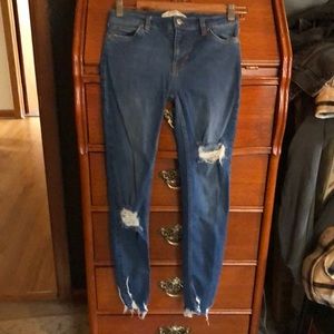 Free people shark bite jeans